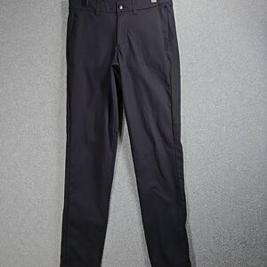 Lululemon Pants Men 30x30 Black Commission Slim Fit Trouser Warpstreme Zip Pocke